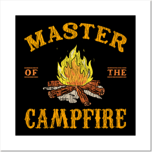 Master Of The Campfire Master Camping Posters and Art